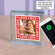 Music Love Songs Photo Gift Plaque - Spotify