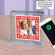 Music Love Songs Photo Gift Plaque - Spotify