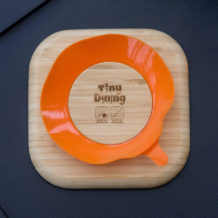 Personalised Lion Bamboo Suction Plate