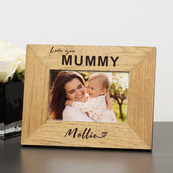 Personalised Love You Mummy Photo Frame