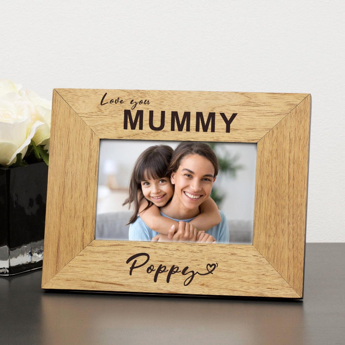 Personalised Love You Mummy Photo Frame