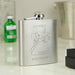 Personalised Birthday Floral Hip Flask
