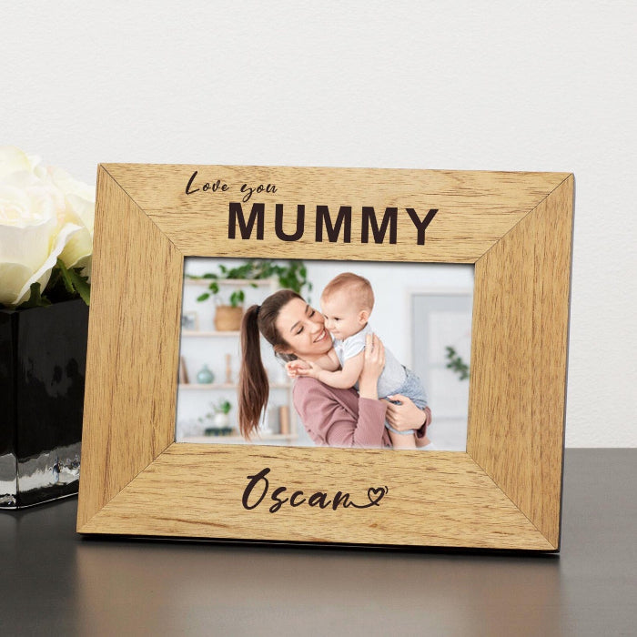 Personalised Love You Mummy Photo Frame