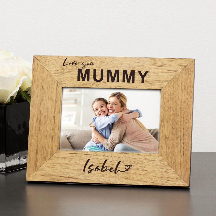 Personalised Love You Mummy Photo Frame