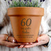 Personalised 60th Birthday Terracotta Plant Pot