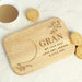 Personalised Floral Wooden Tea & Biscuit Board