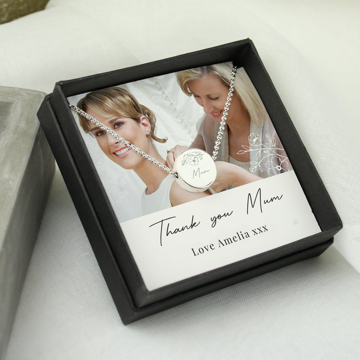 Personalised Photo Upload Necklace and Gift Box