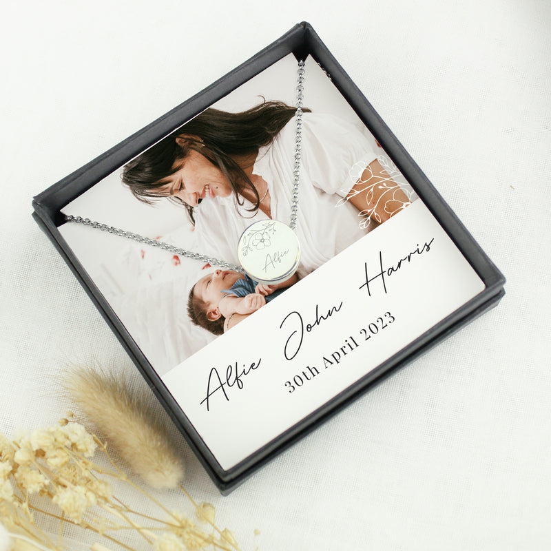 Personalised Photo Upload Necklace and Gift Box