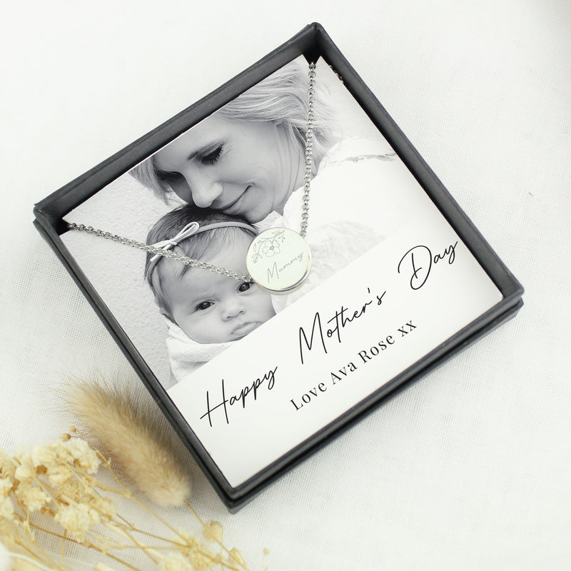 Personalised Photo Upload Necklace and Gift Box