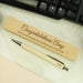 Personalised Any Message Wooden Pen & Box: Engraved Gift
