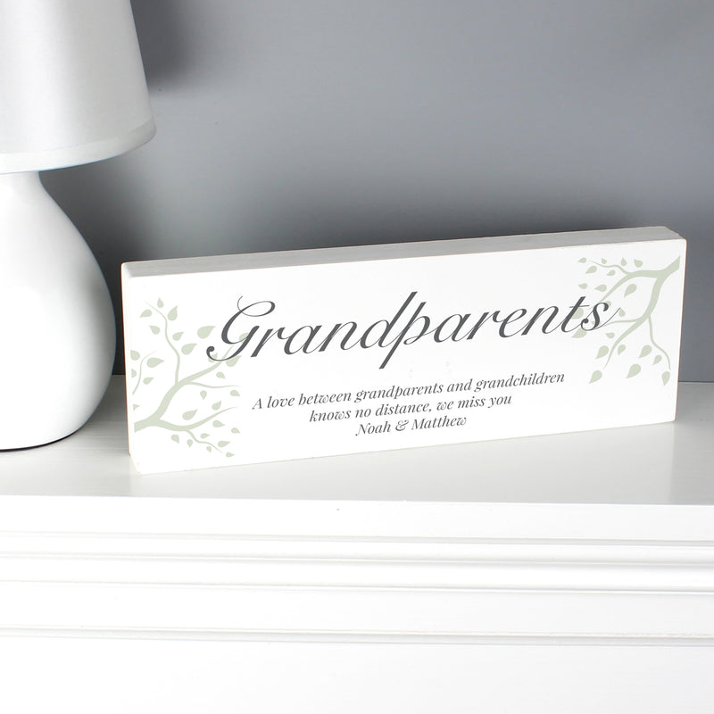 Personalised Branches Wooden Mantel Decoration Sign