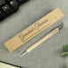 Personalised Any Message Wooden Pen & Gift Box