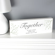 Personalised Branches Wooden Mantel Decoration Sign