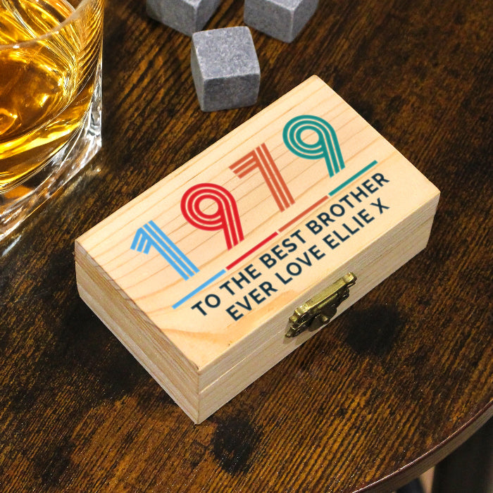 Personalised Birthday Whisky Stones - Any Year