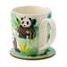 Panda Porcelain Mug & Coaster Set