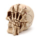 Gruesome Skull Head with Skeleton Claw Hand Ornament