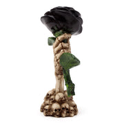 Skeleton Hand Holding Black Rose Ornament