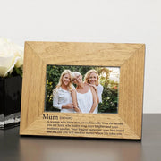 Definition of a Mum Photo Frame