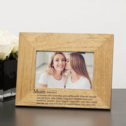 Definition of a Mum Photo Frame