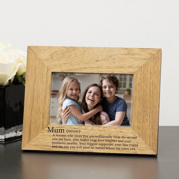 Definition of a Mum Photo Frame