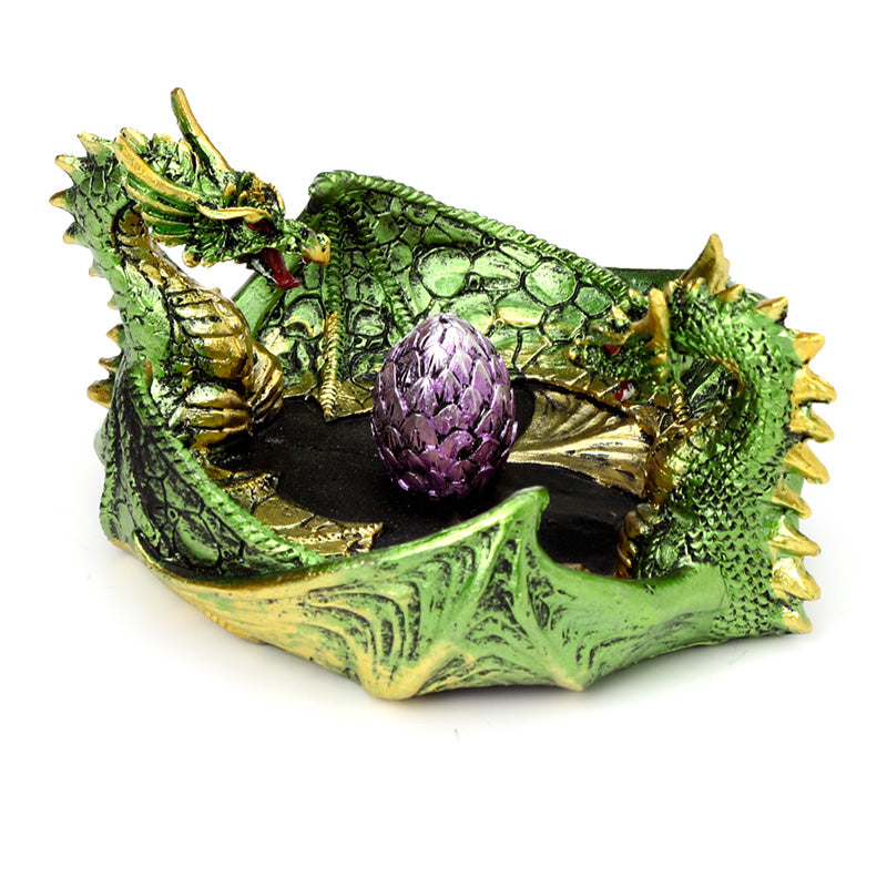Dark Legends Earth Dragon Egg Ashcatcher Incense Burner