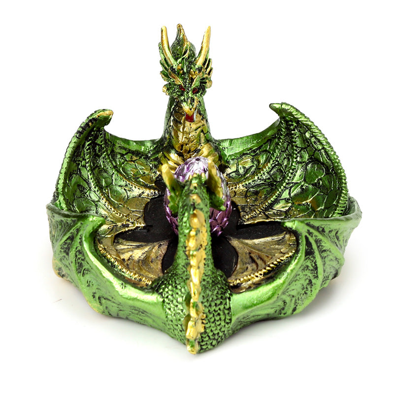 Dark Legends Earth Dragon Egg Ashcatcher Incense Burner