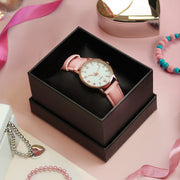 Engraved Girls Pink Watch