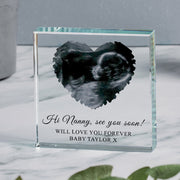 Heart Baby Scan Ultrasound Photo Gift Plaque