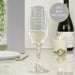 Personalised Prosecco Flute Glass - Any Message