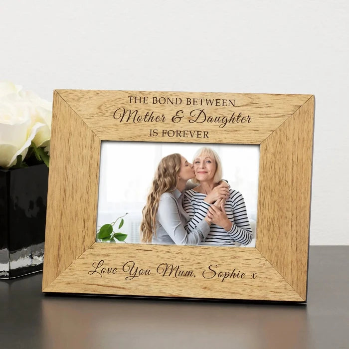 The Bond Between Mother & Daughter Is Forever Photo Frame