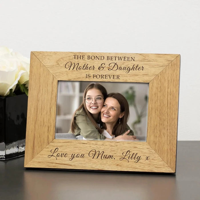 The Bond Between Mother & Daughter Is Forever Photo Frame
