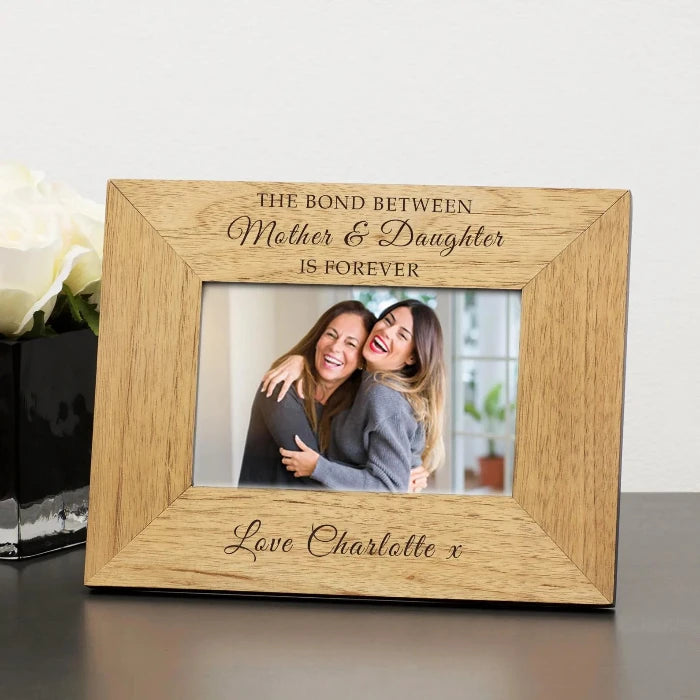 The Bond Between Mother & Daughter Is Forever Photo Frame