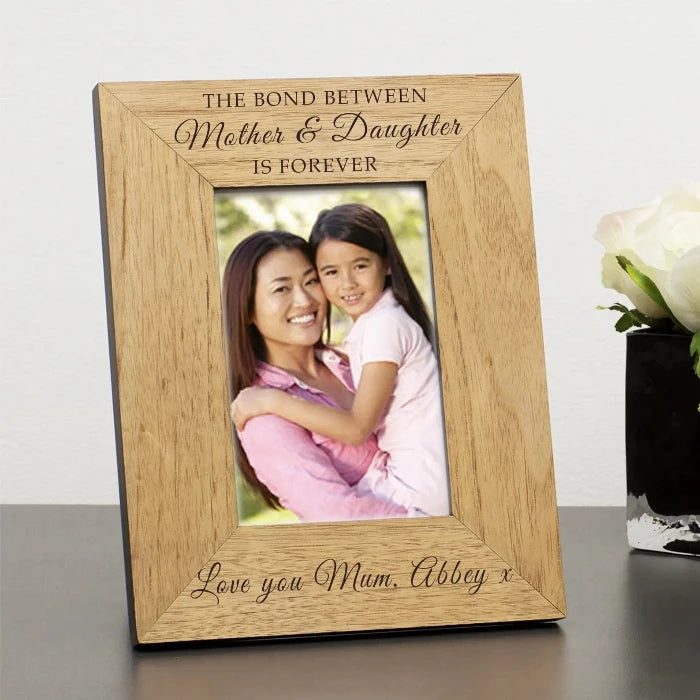 The Bond Between Mother & Daughter Is Forever Photo Frame
