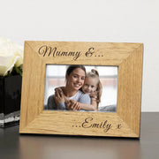 Personalised Mummy and Me Photo Frame | Mummy & Child Picture Frame