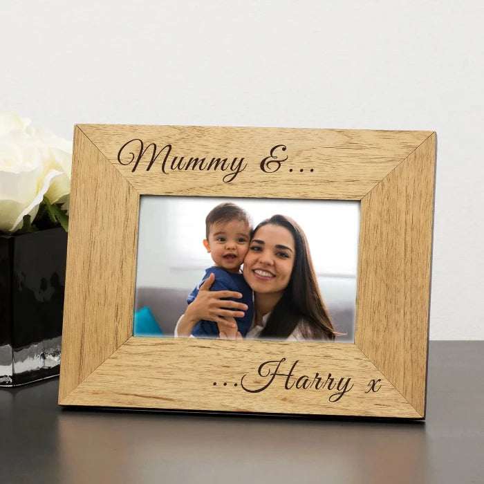 Personalised Mummy and Me Photo Frame | Mummy & Child Picture Frame