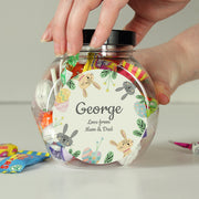 Personalised Easter Bunny Sweet Jar - Easter Gift