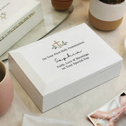 Personalised Holy Communion Wooden Jewellery Box
