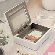 Personalised Baptism Wooden Jewellery Box