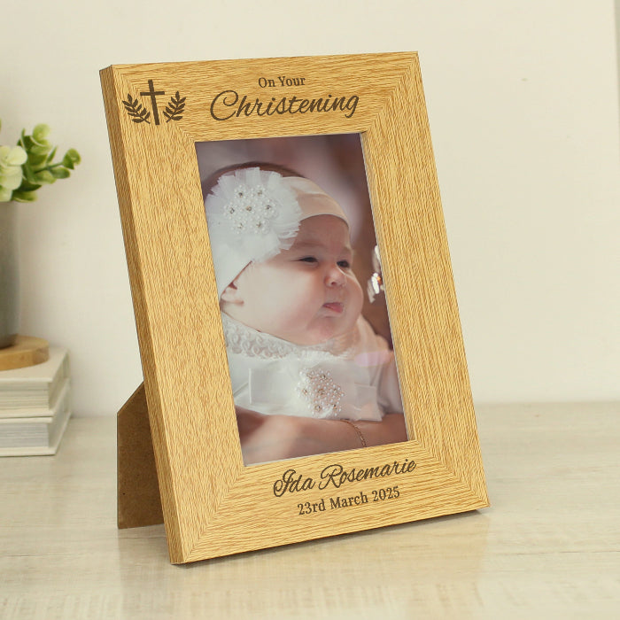 Personalised On Your Christening Photo Frame - 6x4