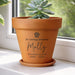 Engraved Pet Memorial Terracotta Plant Pot