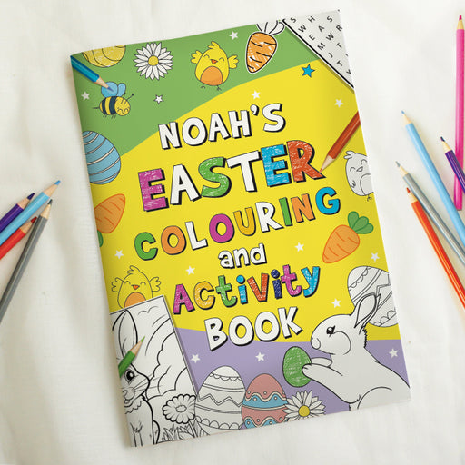 Personalised Easter Activity & Colouring Book | Easter Gift