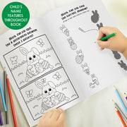 Personalised Easter Activity & Colouring Book | Easter Gift