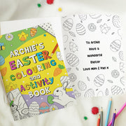 Personalised Easter Activity & Colouring Book | Easter Gift