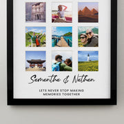 Personalised Black Multi Collage Photo Frame