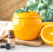 Orange Shaped Oil Burner | Fruit Themed Home Fragrance