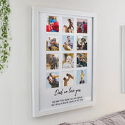 Personalised White Multi Collage Photo Frame