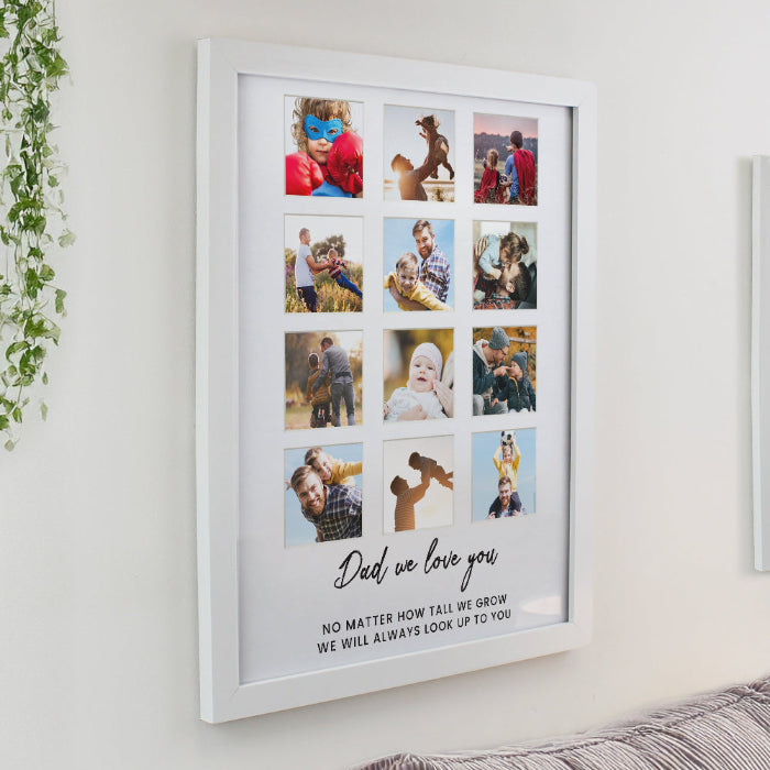 Personalised White Multi Collage Photo Frame