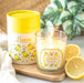 Lemon Scented Candle | Fruit Themed Home Fragrance