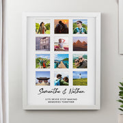 Personalised White Multi Collage Photo Frame
