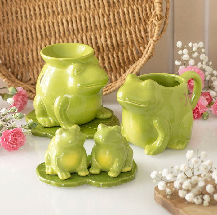 Luna Frog Salt and Pepper Shakers | Spring Homeware